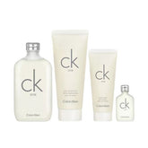 Calvin Klein CK One 4PCS Gift Set - 200ML EDT Spray + 200ML Body Lotion + 100ML Body Wash + 15ML Mini (Unisex)